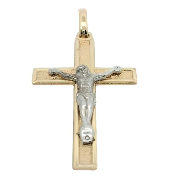 14K Yellow & White Gold Crucifix Kevin's Fine Jewelry Totowa, NJ