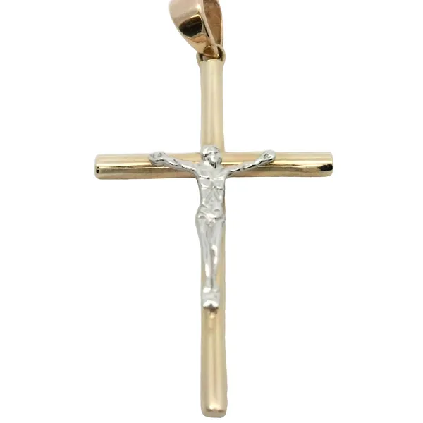 14K Yellow & White Gold Crucifix Kevin's Fine Jewelry Totowa, NJ