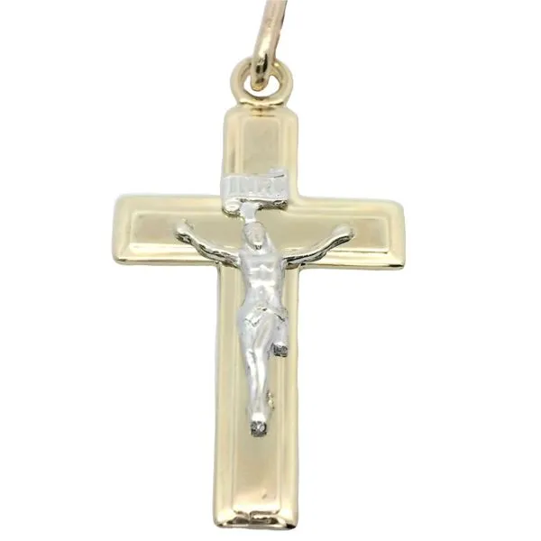 14K Yellow & White Gold Crucifix Kevin's Fine Jewelry Totowa, NJ