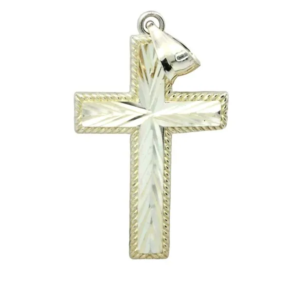14K Yellow Gold D/C Cross Kevin's Fine Jewelry Totowa, NJ