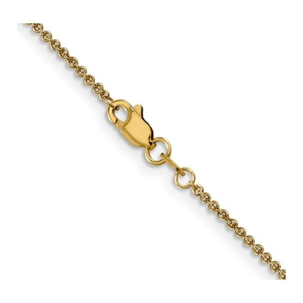 14K Yellow Gold 18\ 1.6mm Cable Chain
