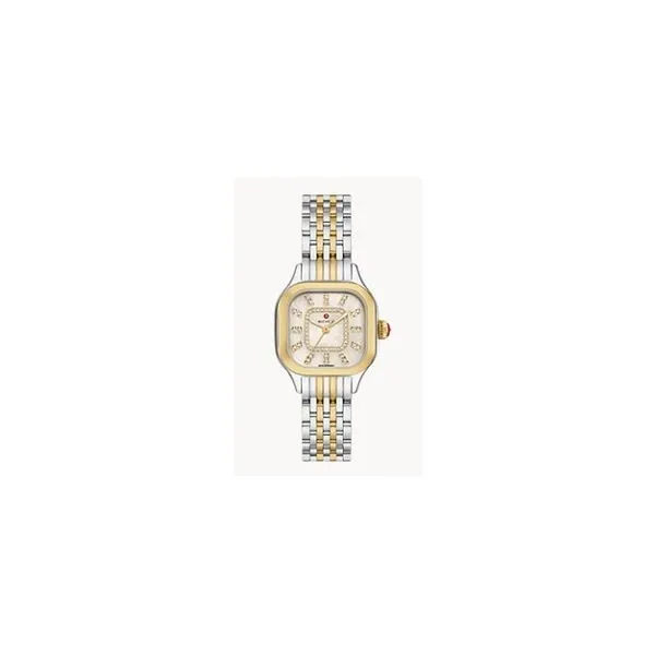 Michele Meggie Two Tone Watch With Mop Diamond Dial Serial #Trh2009511 Kevin's Fine Jewelry Totowa, NJ