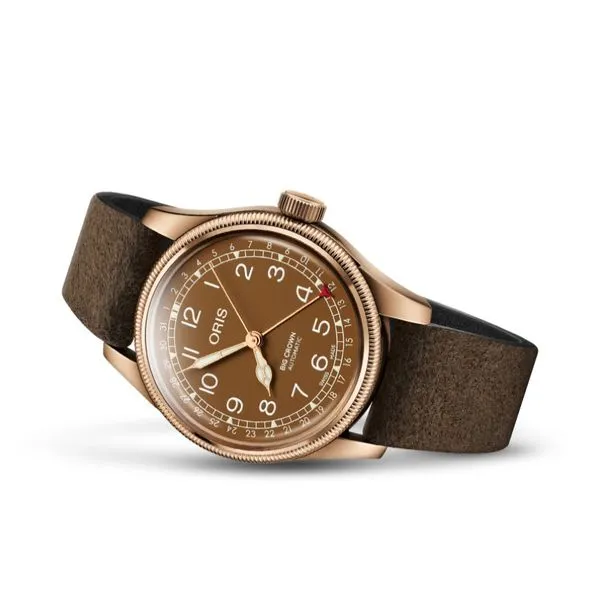 Oris Big Crown Pointer Date, Bronze Dial, 40mm, Brown Dial, Brown Leather Strap Kevin's Fine Jewelry Totowa, NJ