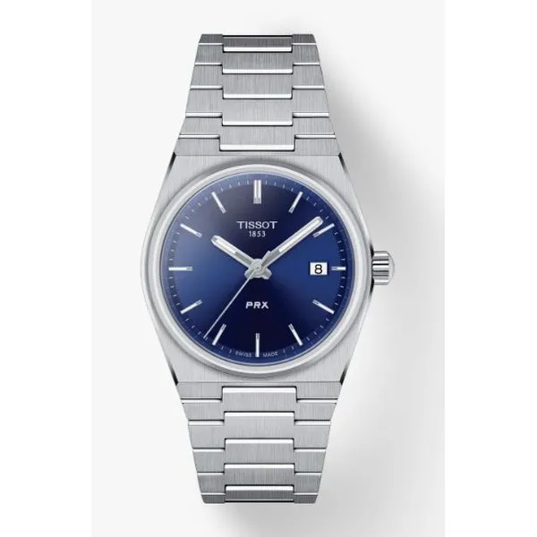 Tissot PRX Watch 35mm With Blue Dial On Metal Bracelet Kevin s