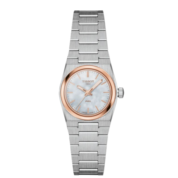 Tissot Lds PRX MOP Dial Rose & Steel Case And Bracelet Kevin's Fine Jewelry Totowa, NJ