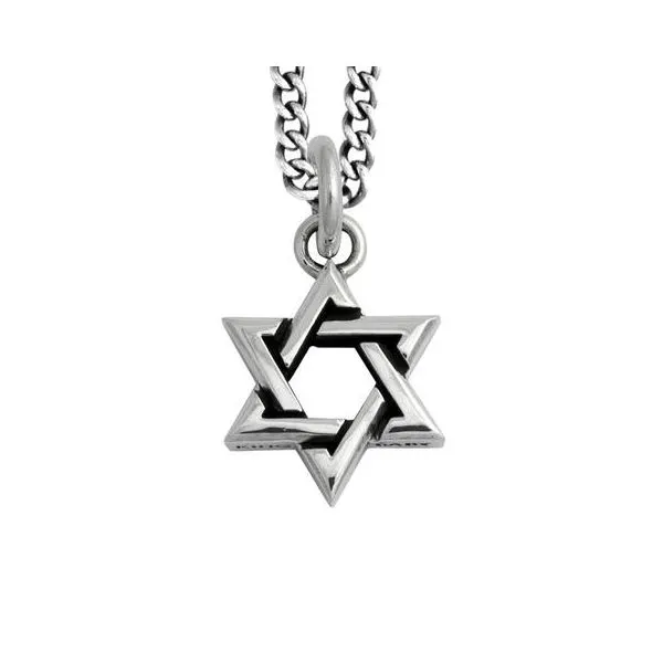 Sterling Silver Star Of David Pendant On Chain By King Baby Kevin's Fine Jewelry Totowa, NJ