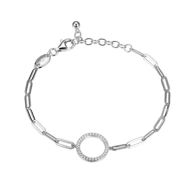 Sterling Silver Cz Circle Bracelet Kevin's Fine Jewelry Totowa, NJ