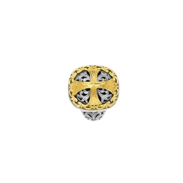 Sterling Silver & 18K Yellow Gold Daphne Cross Ring Size 7 By Konstantino Kevin's Fine Jewelry Totowa, NJ
