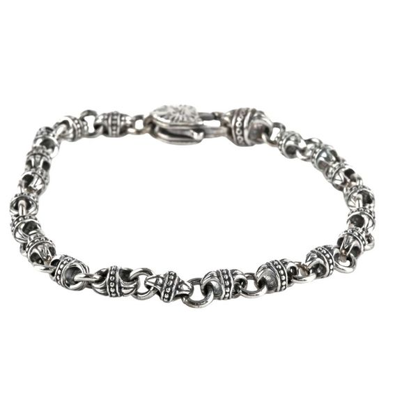 Sterling Silver Mini Link Chain Bracelet By Konstantino Kevin's Fine Jewelry Totowa, NJ
