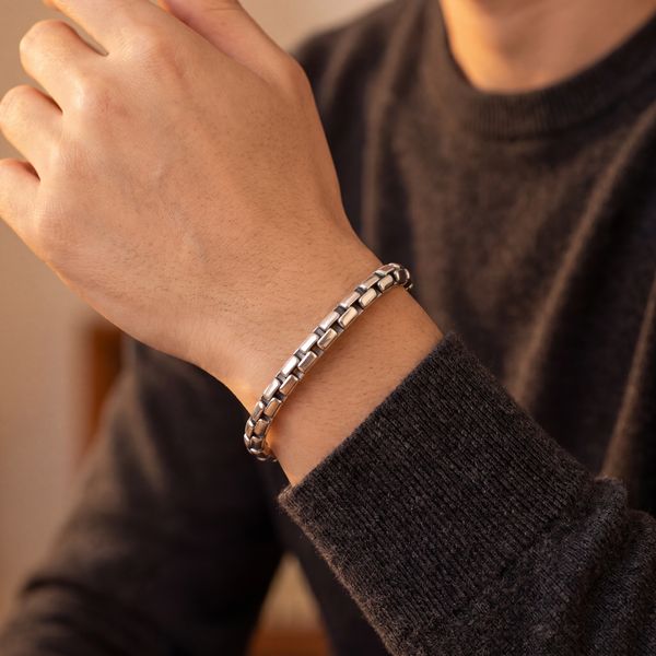 Men's Silver Bracelet Image 2 Kevin's Fine Jewelry Totowa, NJ