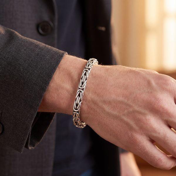 Men's Silver Bracelet Image 2 Kevin's Fine Jewelry Totowa, NJ