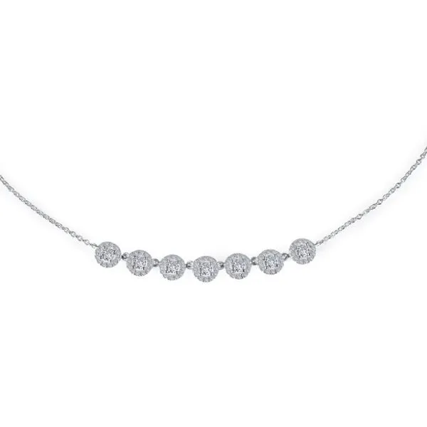 Sterling Silver Simulated Diamond Pendant 1.45 Ct Seven Symbols Of Joy Kevin's Fine Jewelry Totowa, NJ