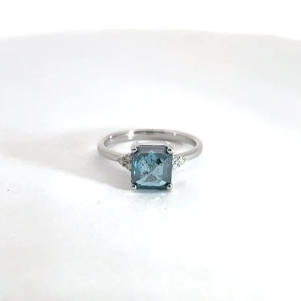 14K White Gold Salt and Pepper Diamond Ring Kirk & Company Jewelers, Inc Milford, OH
