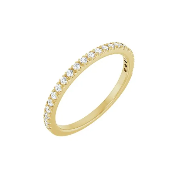 14K Yellow Gold French-Set Anniversary Band Kirk & Company Jewelers, Inc Milford, OH