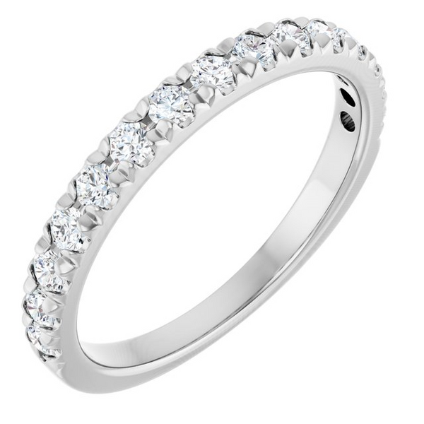 14K White Gold Lab Grown Diamond Anniversary Band Kirk & Company Jewelers, Inc Milford, OH