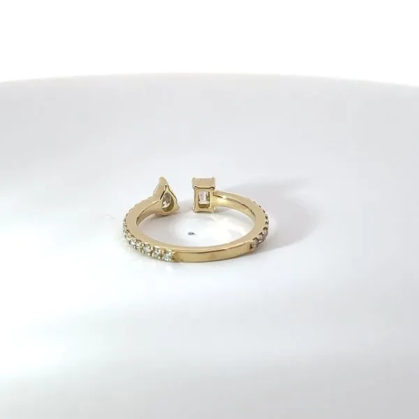 14K Yellow Gold Open Shank Ring Image 3 Kirk & Company Jewelers, Inc Milford, OH