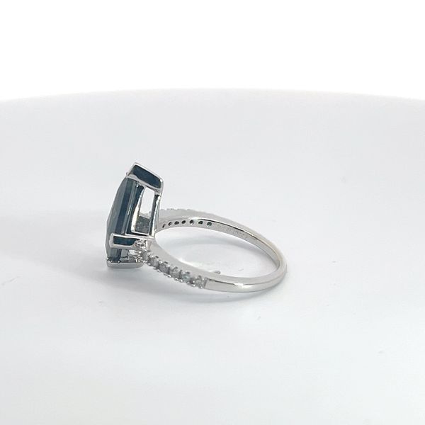 14K White Gold Salt and Pepper Diamond Ring Image 2 Kirk & Company Jewelers, Inc Milford, OH