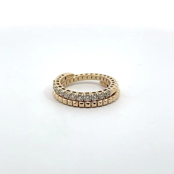 14K Yellow Gold Diamond Wrap Flex Ring Kirk & Company Jewelers, Inc Milford, OH