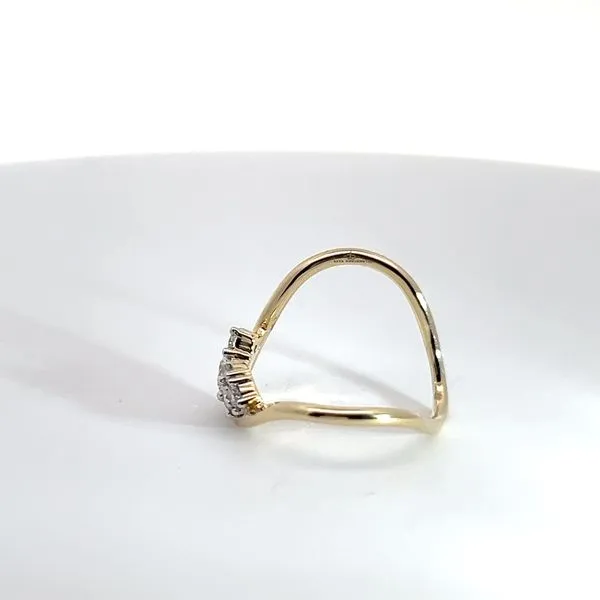 14K Yellow Gold 5 Stone U Ring Image 2 Kirk & Company Jewelers, Inc Milford, OH