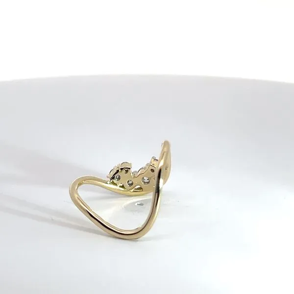 14K Yellow Gold 5 Stone U Ring Image 3 Kirk & Company Jewelers, Inc Milford, OH