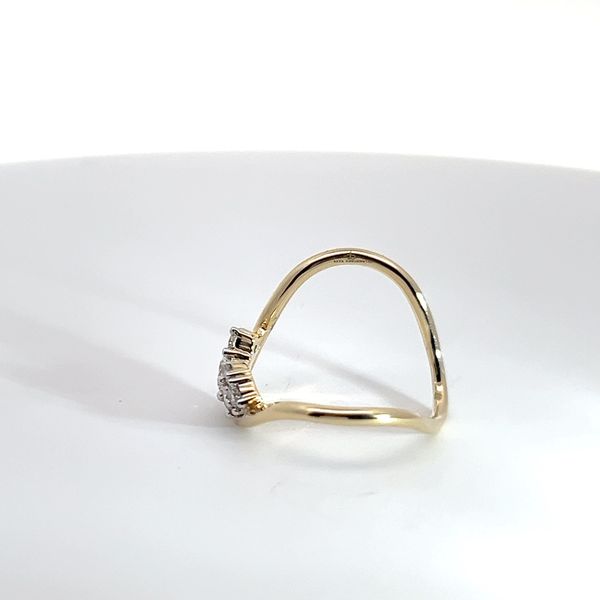 14K Yellow Gold 5 Stone U Ring Image 2 Kirk & Company Jewelers, Inc Milford, OH
