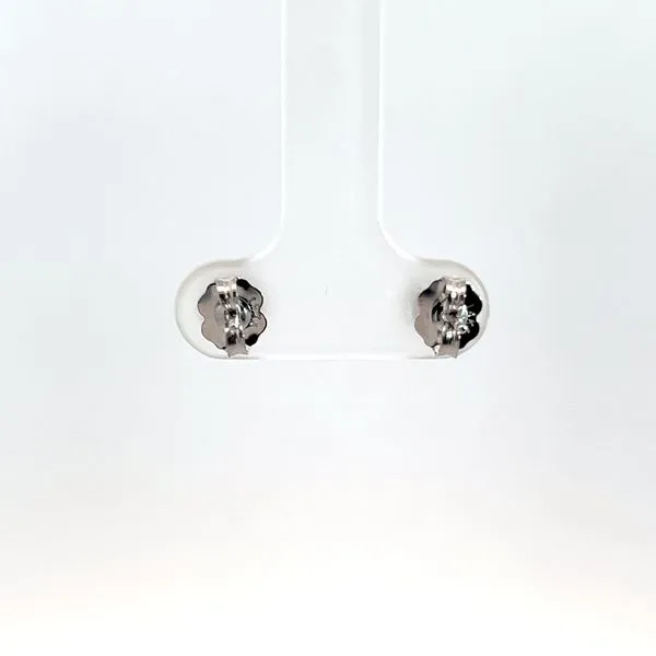 14K White Gold 4-Prong Diamond Stud Earrings Image 3 Kirk & Company Jewelers, Inc Milford, OH