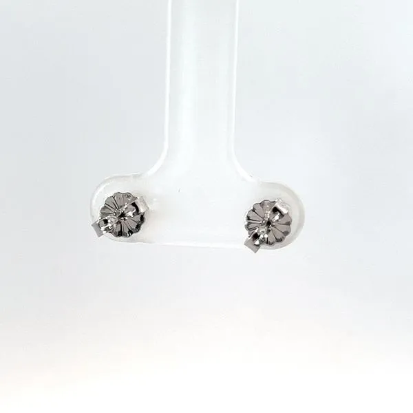 14K White Gold Diamond Studs Image 3 Kirk & Company Jewelers, Inc Milford, OH