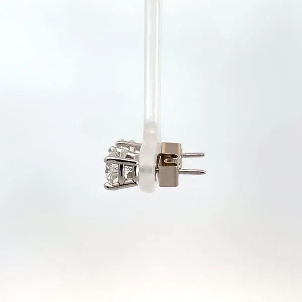 14K White Gold Diamond Studs Image 2 Kirk & Company Jewelers, Inc Milford, OH