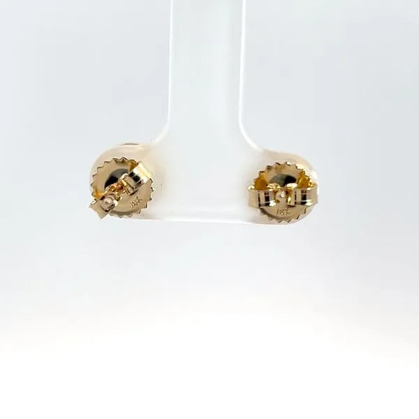 14K Yellow Gold 3ct Lab Grown Solitaire Bezel Set Stud Earrings Image 3 Kirk & Company Jewelers, Inc Milford, OH