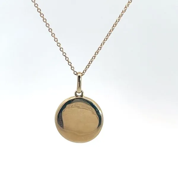 10K Yellow Gold Diamond Star and Cresent Moon Necklace Image 3 Kirk & Company Jewelers, Inc Milford, OH