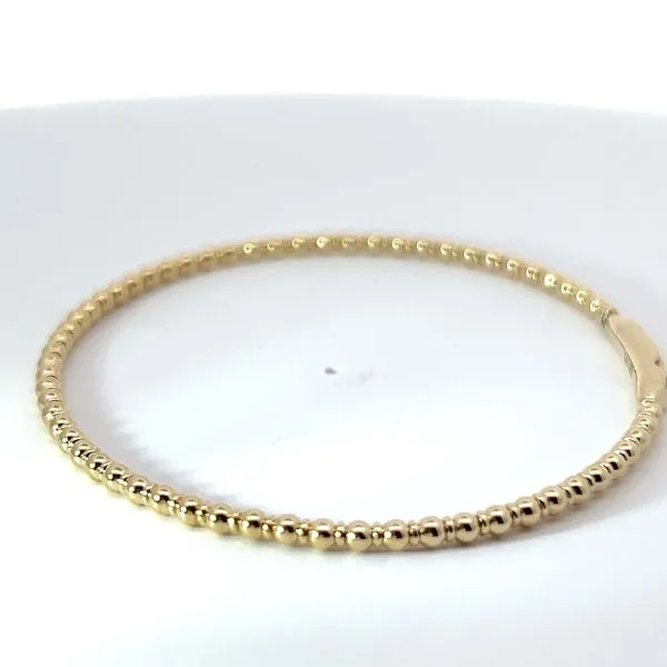 14K Yellow Gold Flexi Bangle Image 2 Kirk & Company Jewelers, Inc Milford, OH