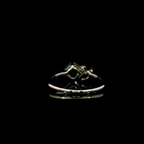 14K White Gold Blue Topaz Ring Image 3 Kirk & Company Jewelers, Inc Milford, OH