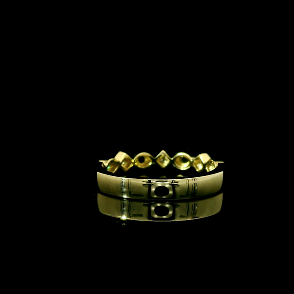 14K Yellow Gold Emerald and Diamond Image 5 Kirk & Company Jewelers, Inc Milford, OH
