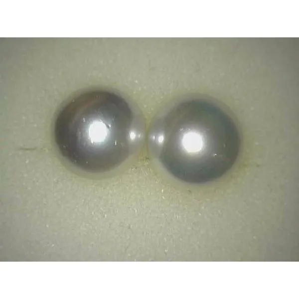 9mm Gray Akoya Pearl Stud Earrings Kirk & Company Jewelers, Inc Milford, OH