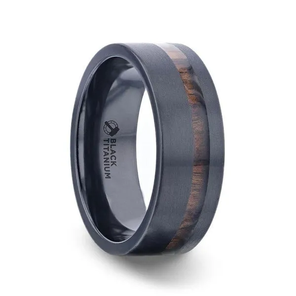 Thorsten Daring Titanium and Koa Wood Band Kirk & Company Jewelers, Inc Milford, OH