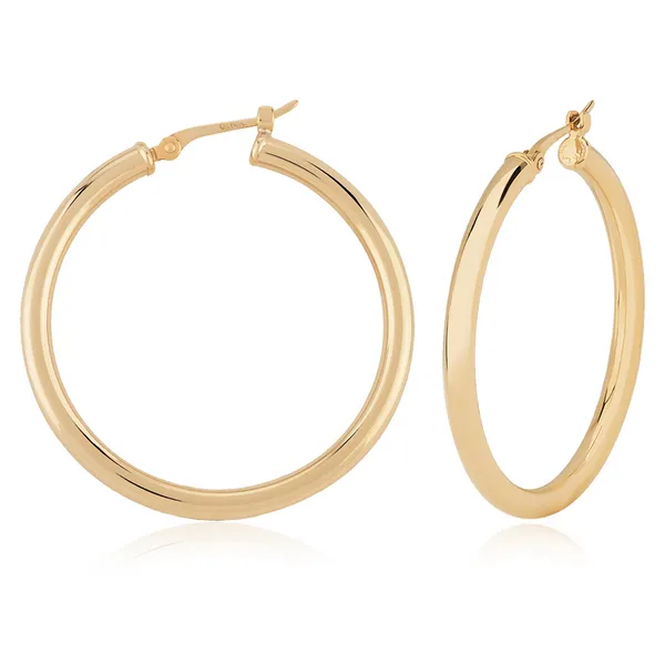 14K Yellow Gold Hoop Earrings Kirk & Company Jewelers, Inc Milford, OH