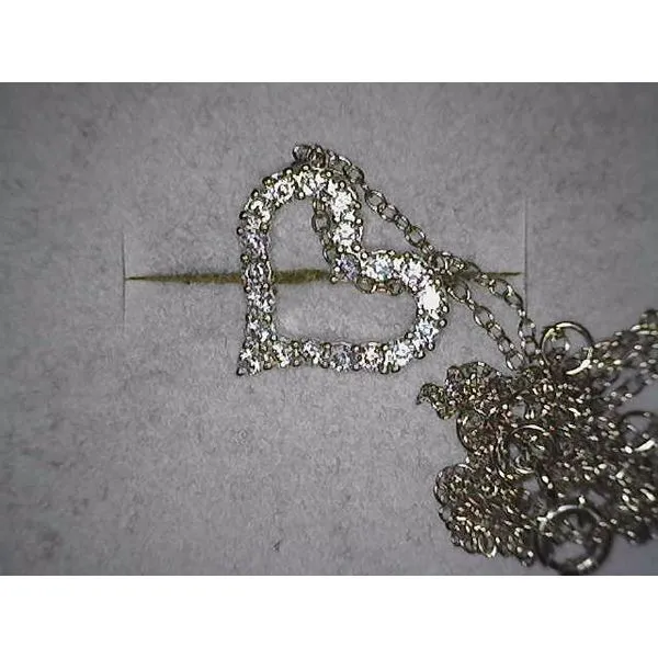 SS CZ heart necklace Kirk & Company Jewelers, Inc Milford, OH