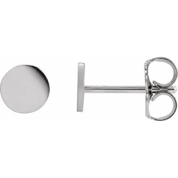 Sterling Silver Disc Earrings Kirk & Company Jewelers, Inc Milford, OH