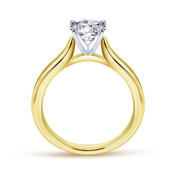 14K Yellow Gold Solitaire Engagement Ring Image 3 Koerbers Fine Jewelry Inc New Albany, IN