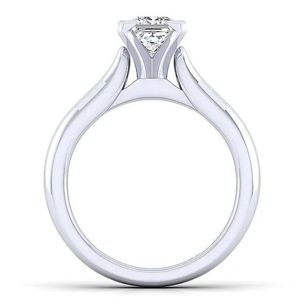 14K White Gold Round Diamond Solitaire Engagement Ring Image 2 Koerbers Fine Jewelry Inc New Albany, IN