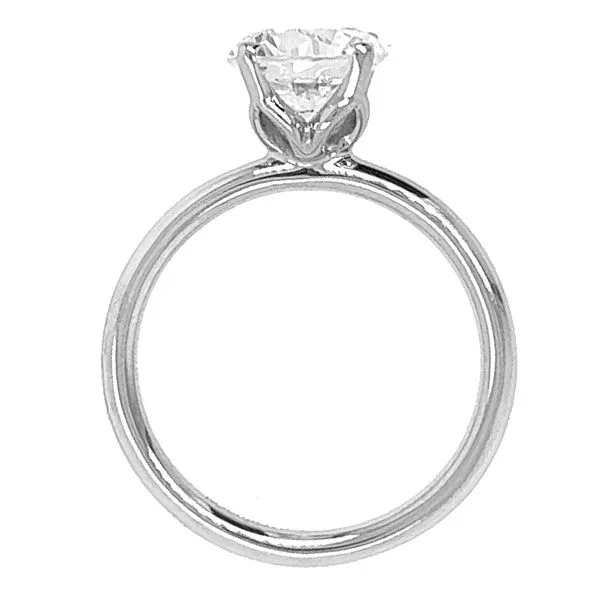 18K White Gold Diamond Solitaire Engagement Ring Image 2 Koerbers Fine Jewelry Inc New Albany, IN