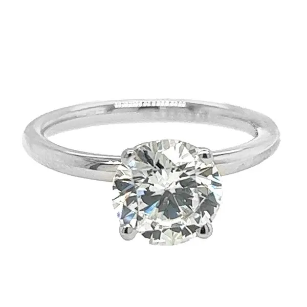 18K White Gold Diamond Solitaire Engagement Ring Koerbers Fine Jewelry Inc New Albany, IN