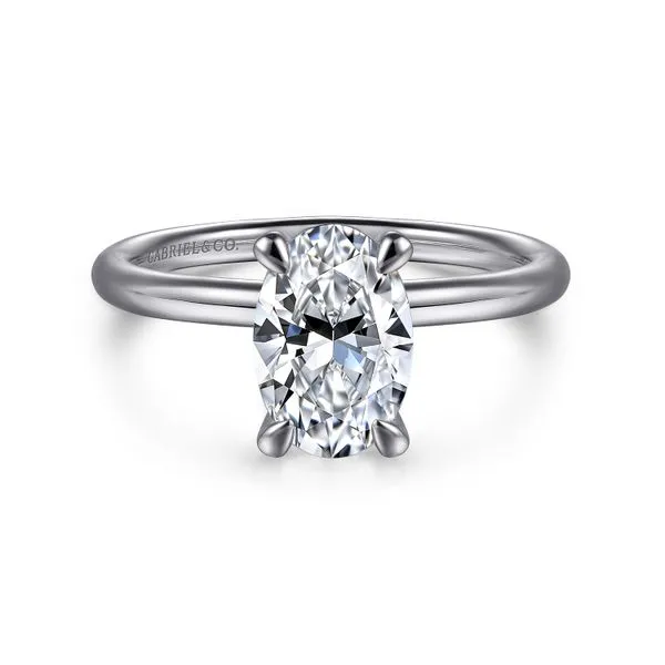14K White Gold Solitaire Engagement Ring Koerbers Fine Jewelry Inc New Albany, IN