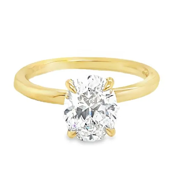 18K Yellow Gold Solitaire Engagement Ring Koerbers Fine Jewelry Inc New Albany, IN
