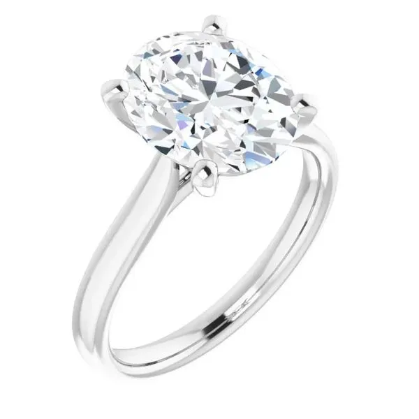 14K White Gold Solitaire Engagement Ring Koerbers Fine Jewelry Inc New Albany, IN