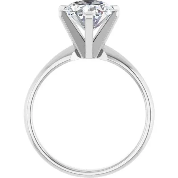 14K White Gold Solitaire Engagement Ring Image 3 Koerbers Fine Jewelry Inc New Albany, IN