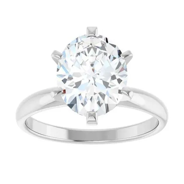 14K White Gold Solitaire Engagement Ring Koerbers Fine Jewelry Inc New Albany, IN