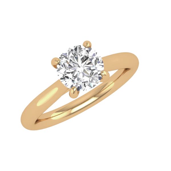 14K Yellow Gold Solitaire Engagement Ring Koerbers Fine Jewelry Inc New Albany, IN