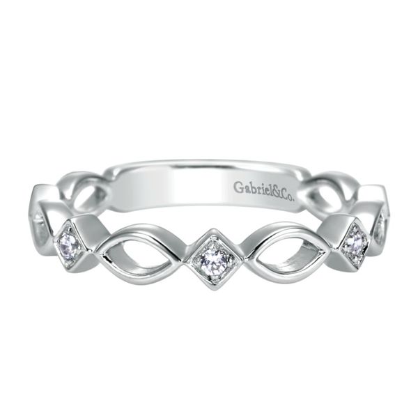 14K White Gold Diamond Stackable Anniversary Band Koerbers Fine Jewelry Inc New Albany, IN