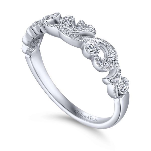 14K White Gold Fancy Anniversary band Image 2 Koerbers Fine Jewelry Inc New Albany, IN